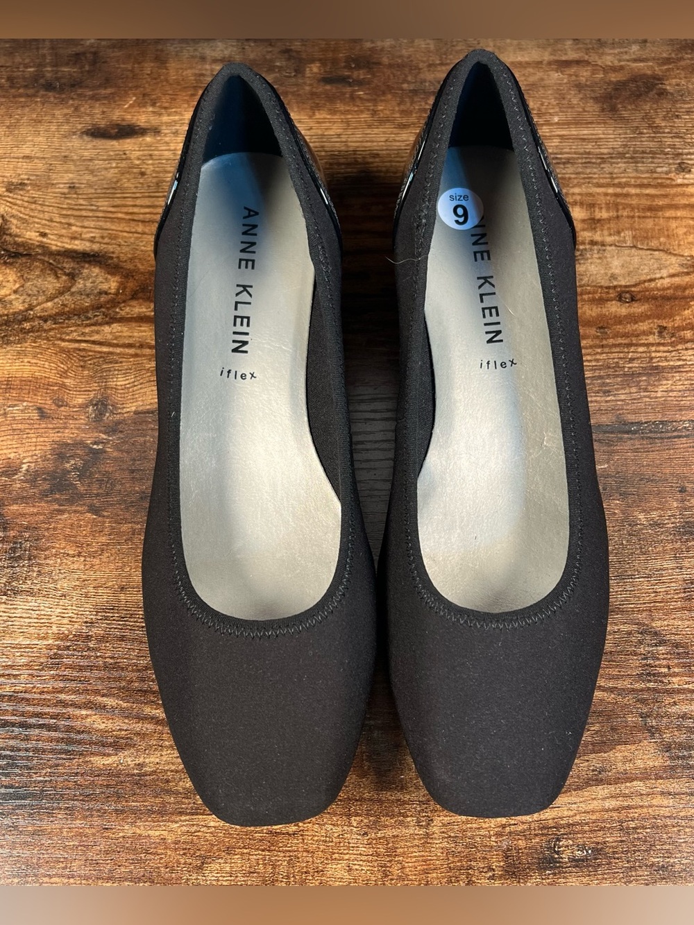 Anne Klein Shoes Slip On Wedge Heel Patent Leather Detail Wisher2 Women's 9.5 - Picture 4 of 9